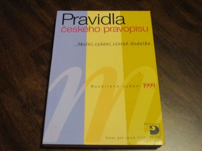 Kniha Pravidla českého pravopisu