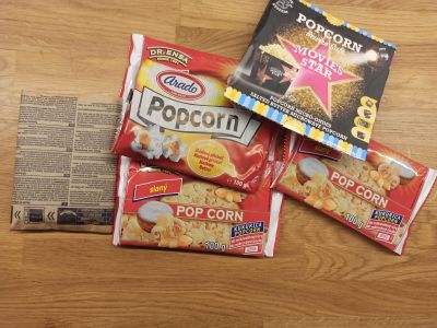 Popcorn do mikrovlnky - různé příchutě