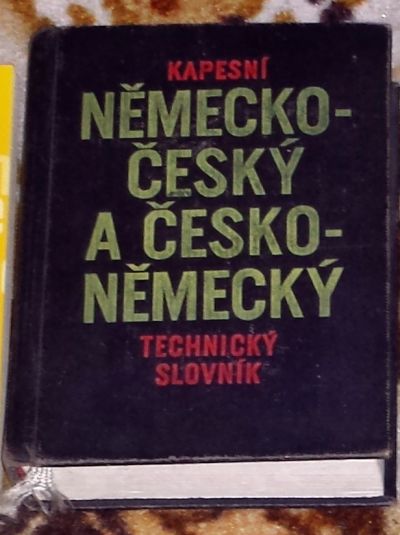 Kapesní německo-český a česko-německý technický slovník