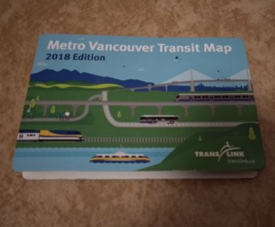 Metro Vancouver transit map 2018