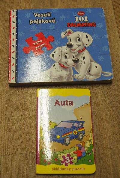 dětské knihy s puzzle