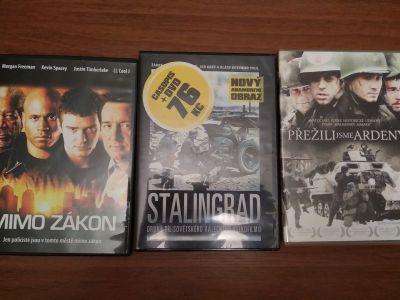 3 DVD s filmy