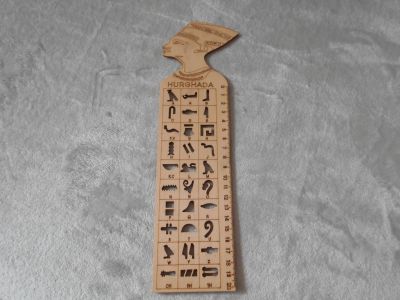 Egypt pravítko dřevěné