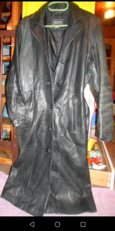 DARUJI kožený kabát