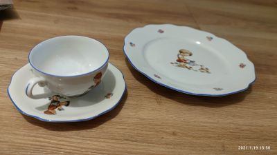 Dětský set nádobí z porcelánu