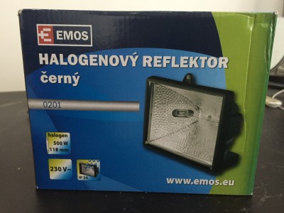 3ks halogenových reflektorů Emos