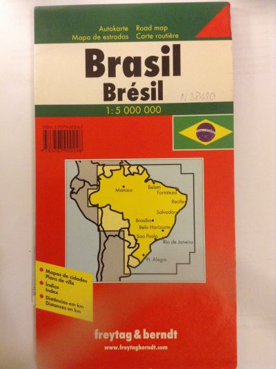 Mapa Brazilie.