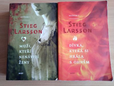 2 knihy autora Stiega Larssona