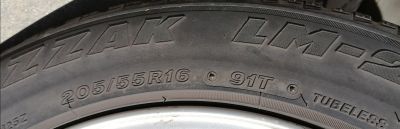 Hledám pneu 205/55 R16