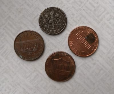 Americké centy a deseticent (One Dime) pro hobby sběratele