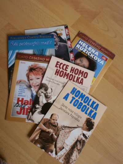 6 ks českých DVD