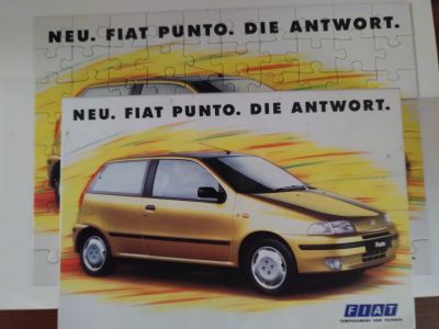 retro puzzle Fiat Punto