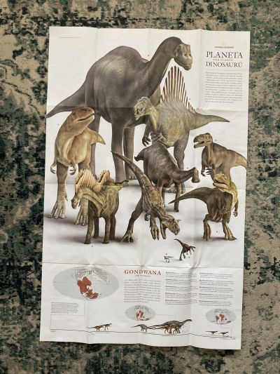 Plakat dinosauru - National geographic