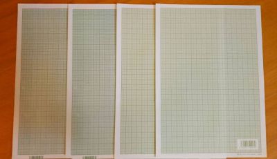 Milimetrový papír A4 (4 listy)
