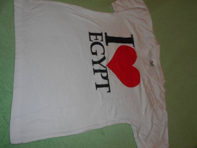Tričko miluji Egypt.