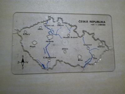 Slepá mapa ČR