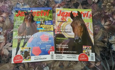 Daruji dva časopisy Jezdectví z r. 2017