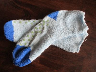 Ponožky froté tyrkysovomodré