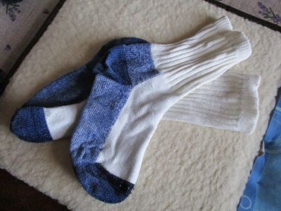 Ponožky modrobílé