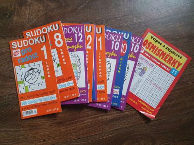 Sudoku + osmisměrky