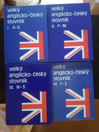 Anglicko-český slovník 4 díly (Academia 1991-1993)