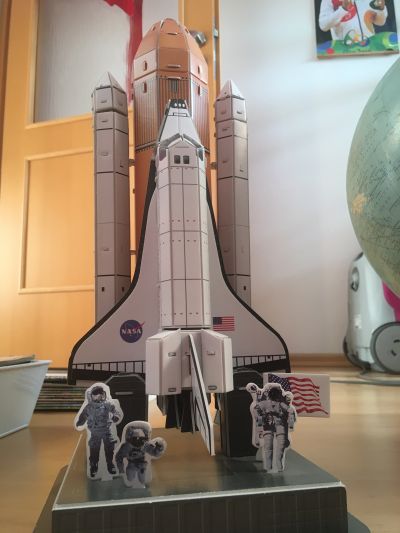 Raketoplán NASA - 3D puzzle