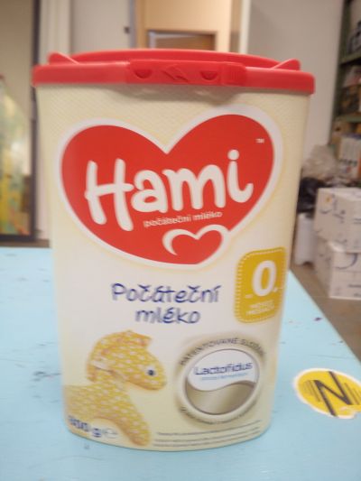 nenačaté Hami počáteční mléko, expirace 7.1.2021