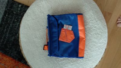 Modro oranžová taška do ruky pro děti