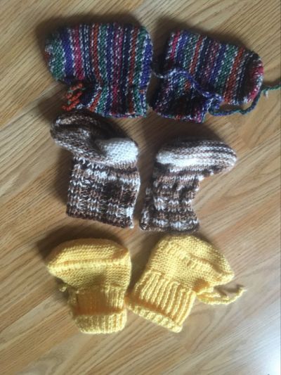 Pletené/háčkované botičky pro miminko