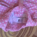 Růžové kalhoty na mimi 0-3m