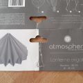 Papírové stínítko origami