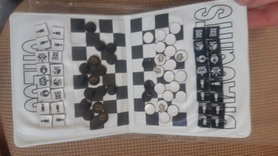 Cestovní šachy a dáma
