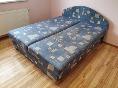 Manželská postel/válendy s úložným prostorem