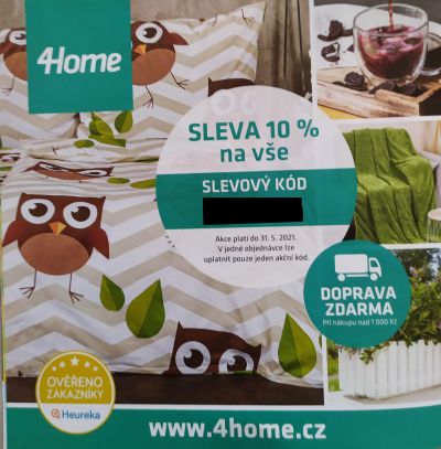 Sleva 10% na domácnost 4home