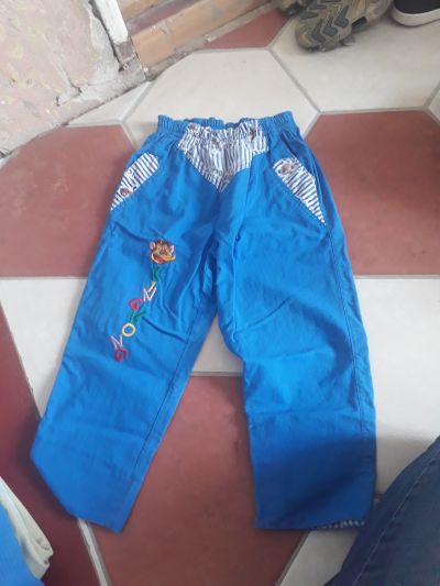 Plátěné kalhoty 116