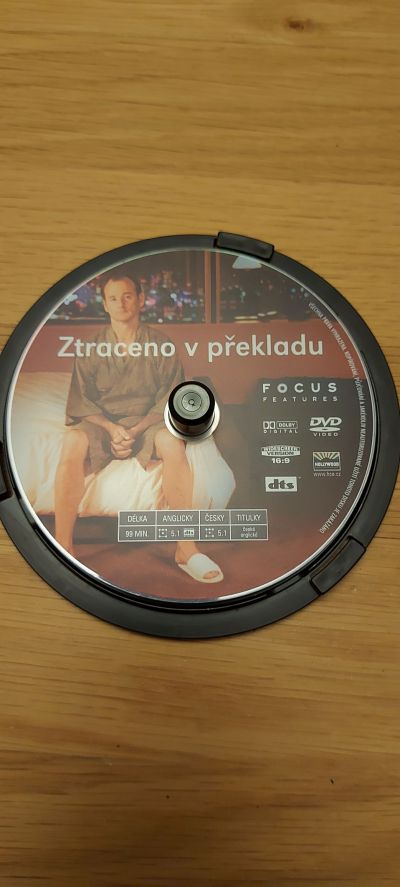 DVD Ztraceno v překladu (bez obalu)