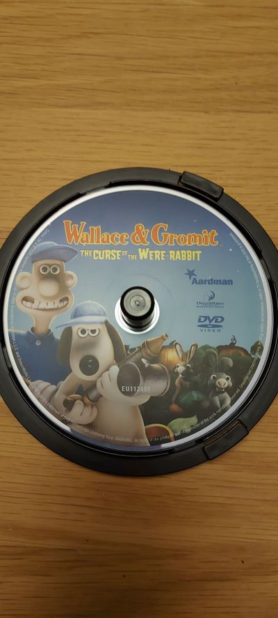 DVD Wallace&Gromit: The Curse of the Were-Rabbit (bez obalu)