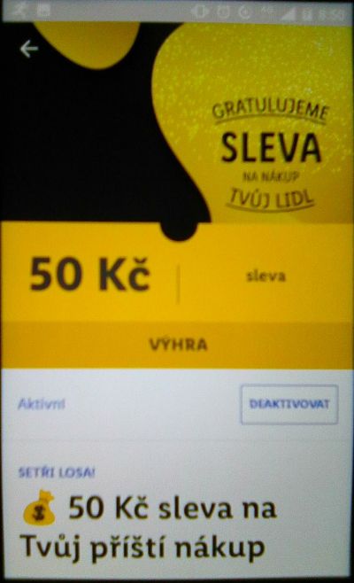 Sleva do Lidlu 50Kč