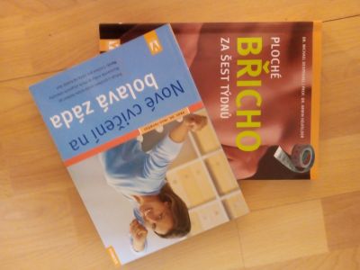 daruji knihy o cvičení - Ploché břicho a Jak na bolavá záda