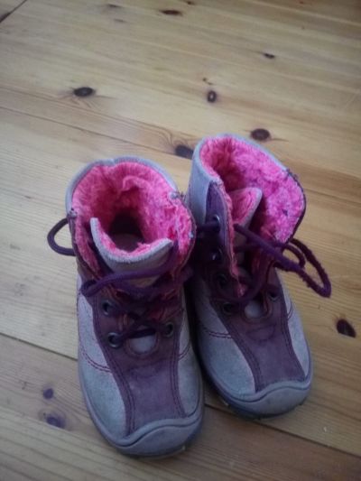 Dětské boty zateplené