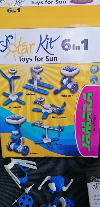 Solární robot pro děti 6 v 1