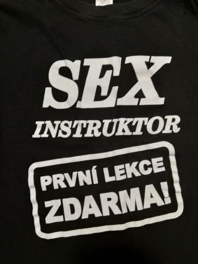 Tričko Sex instruktor