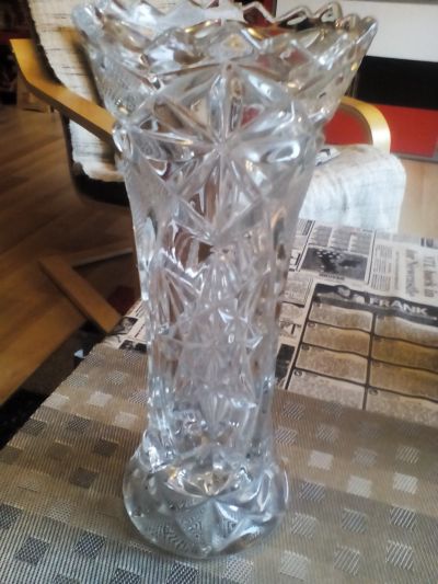 Velká váza sklo
