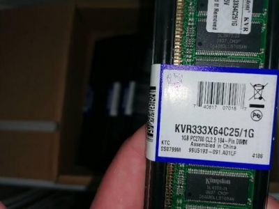 1gb ram pc2700 dimm kingston 13kusu