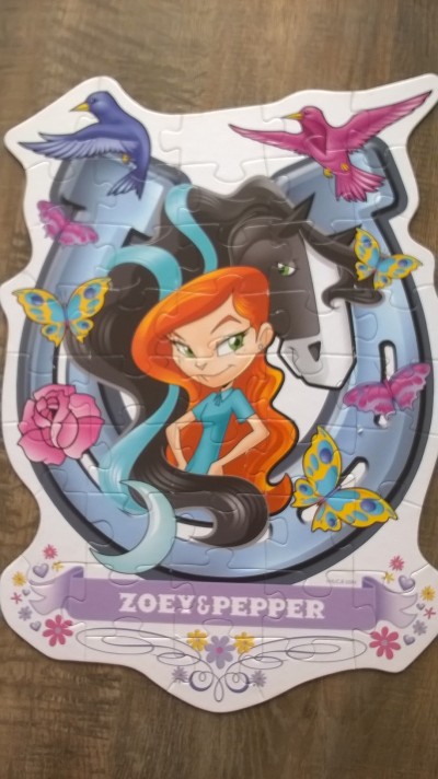 Puzzle holčička s koněm