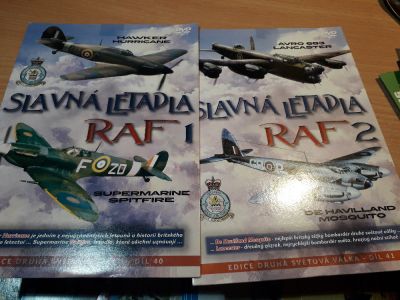 2x slavna letadla raf   DVD