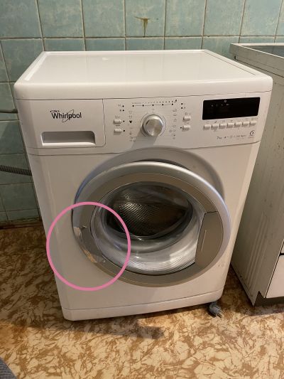 Pračka Whirlpool - plně funkční - jen poškozené víko