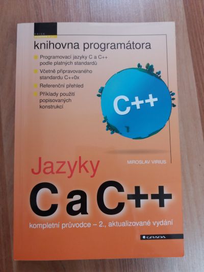 Kniha Jazyky C a C++, M. Virius, 2011