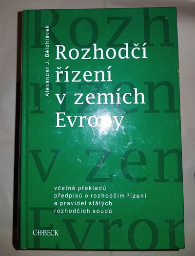 Rozhodčí řízení v zemích Evropy / kniha / 978-80-7400-452-0