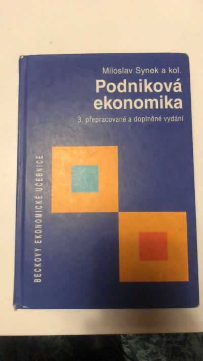 Podniková ekonomika - Miroslav Synek - VŠE